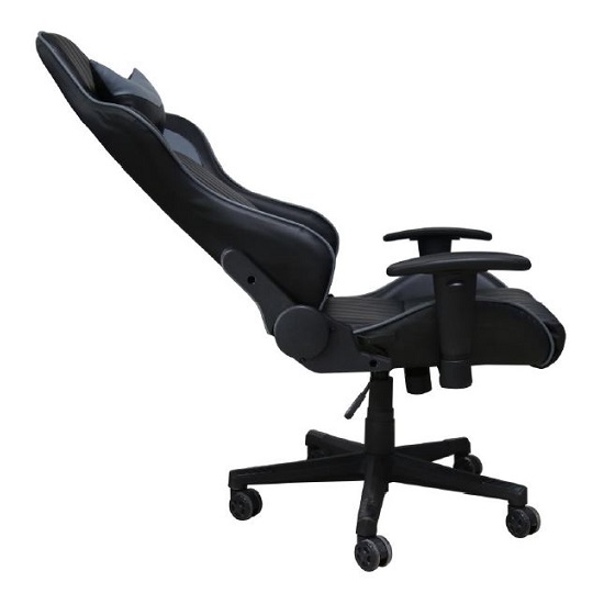 Steyning Adjustable Recliner Office Chair In Black And Grey_2