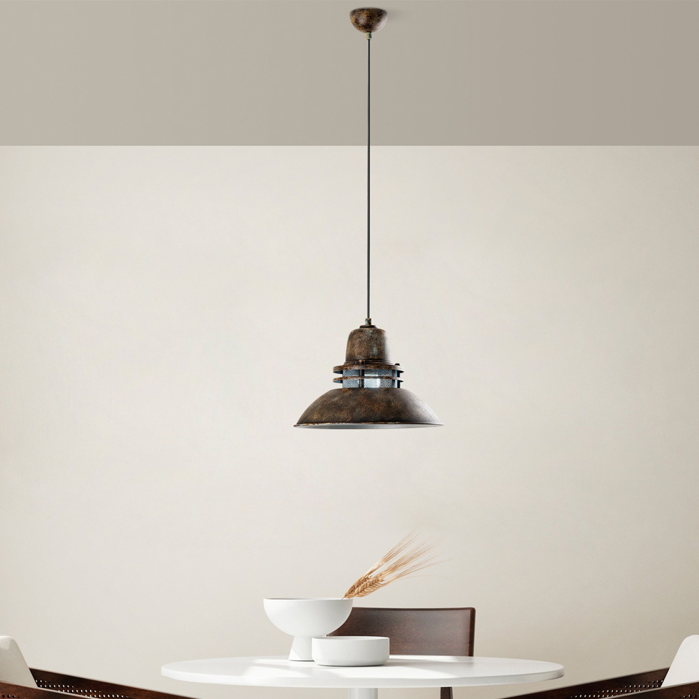 Tibet Metal Ceiling Pendant Light in Antiquation