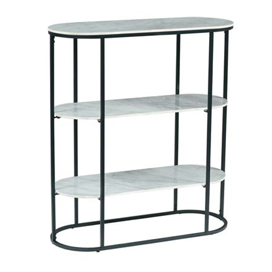 Read more about Tifton sintered stone low bookcase in boya grey