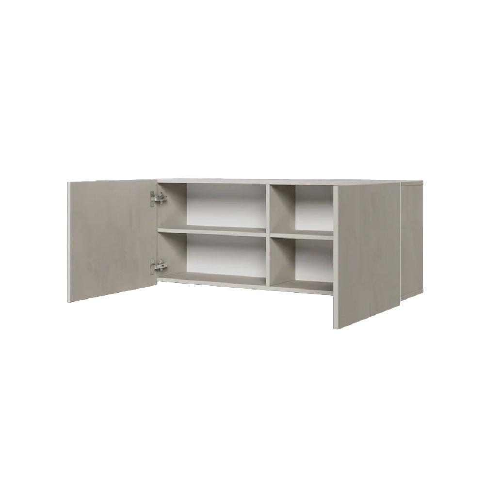 Tifton Wooden Storage Cabinet With 2 Doors In Silk Flou