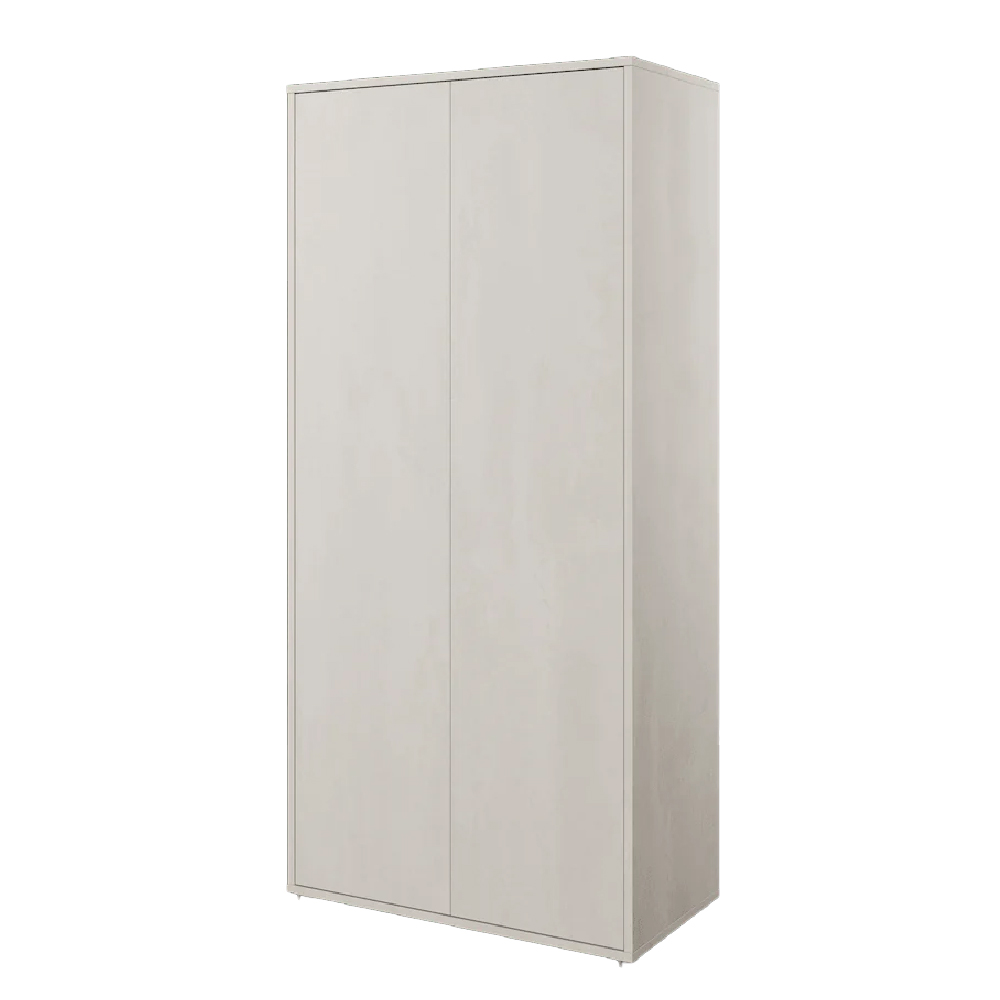 Tifton Wooden Wardrobe With 2 Doors In Silk Flou