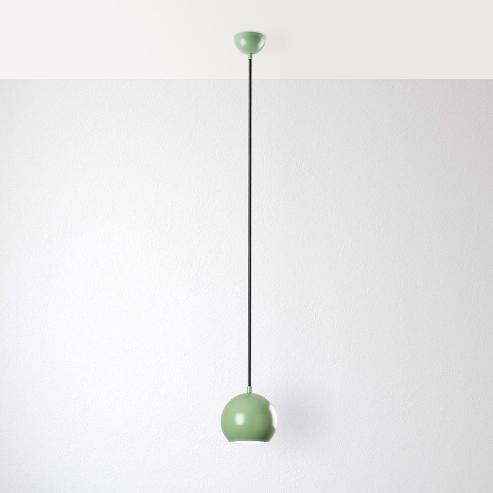 Tigris Metal Ceiling Pendant Light in Mint