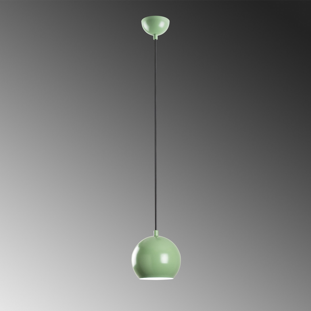 Tigris Metal Ceiling Pendant Light in Mint