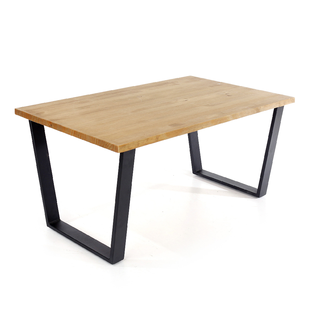 Read more about Tilston wooden rectangular coffee table in oak and black