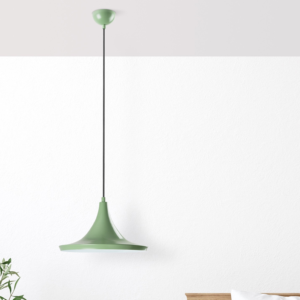 Tilton Metal Ceiling Pendant Light in Mint