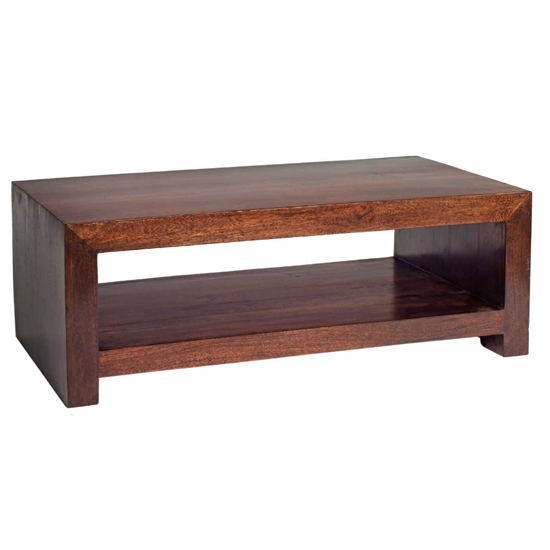 Read more about Tivat mango wood coffee table large in dark mahogany