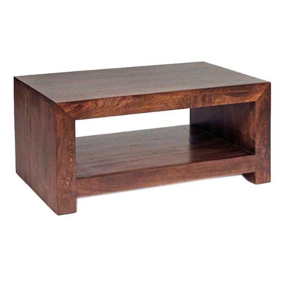 Read more about Tivat mango wood coffee table small in dark mahogany