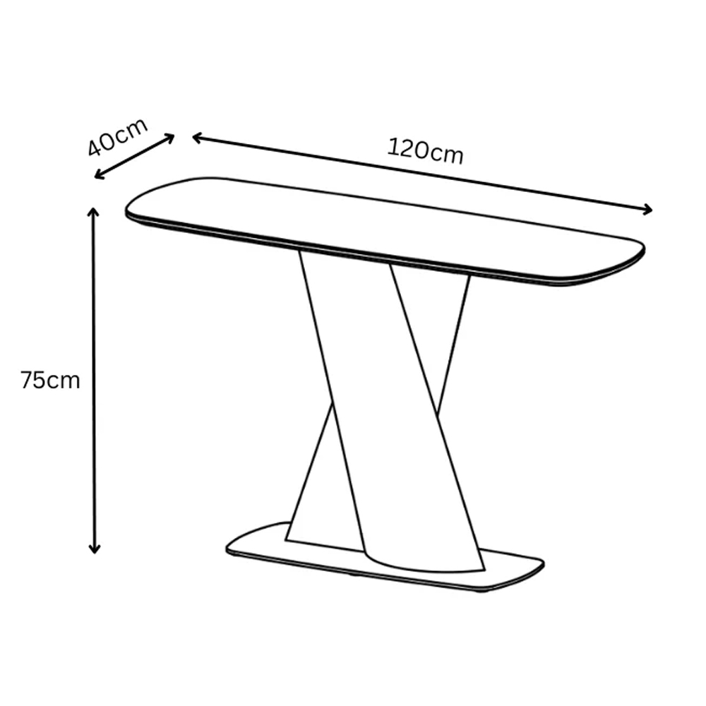 Tivori Rectangular High Gloss Console Table In Light Grey With Glass Top