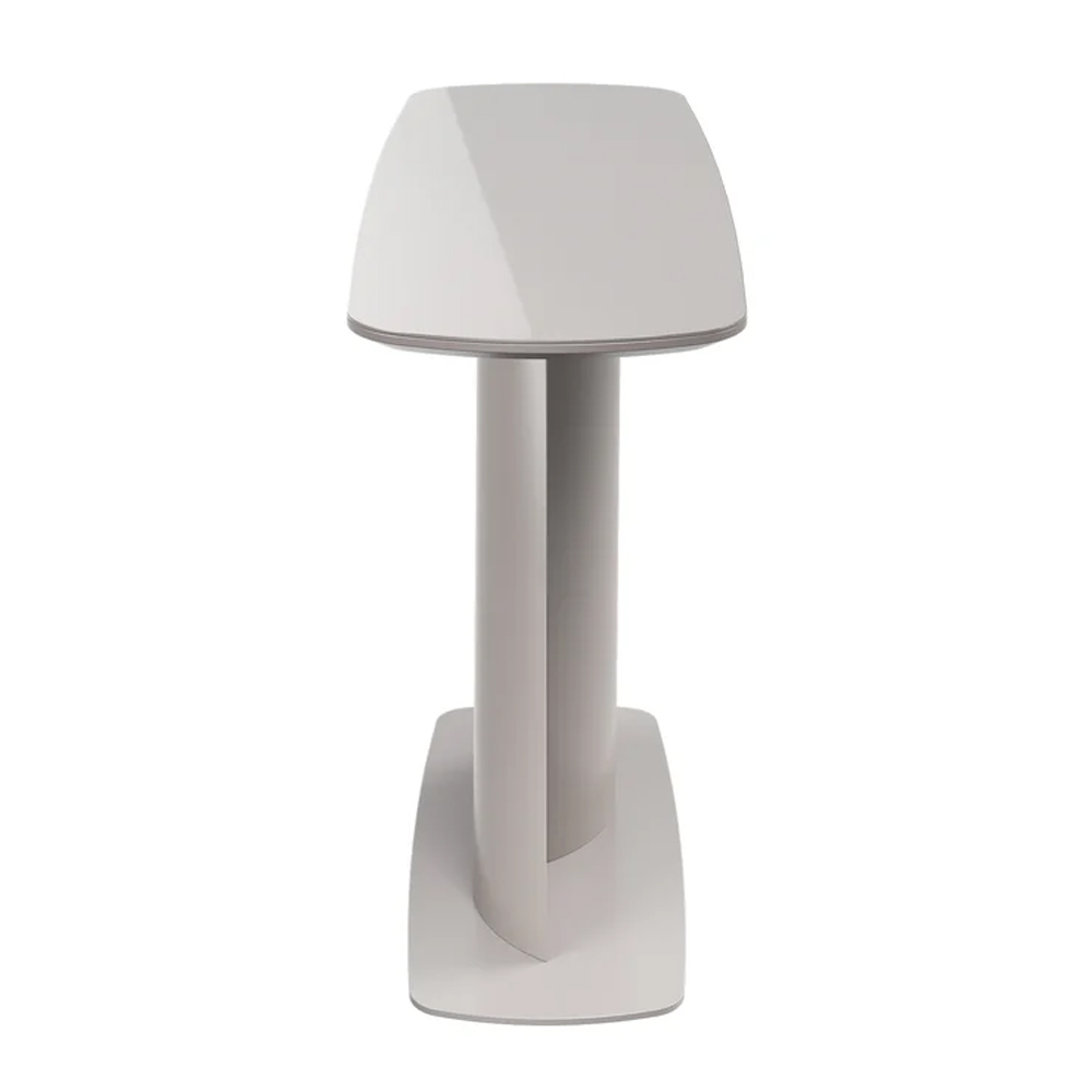 Tivori Rectangular High Gloss Console Table In Taupe With Glass Top