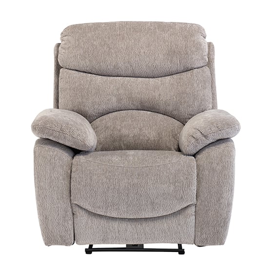 Read more about Toccoa fabric electric recliner armchair in light grey