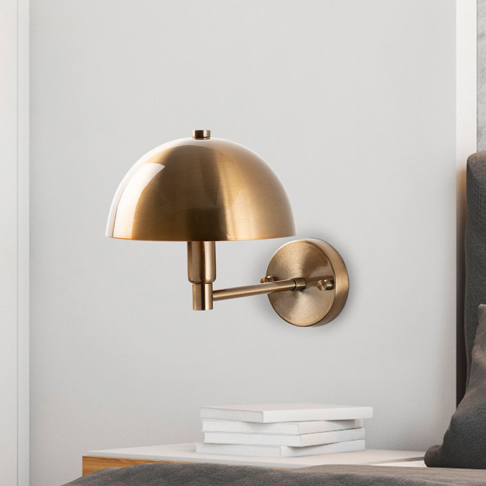 Togg Metal Wall Light in Gold