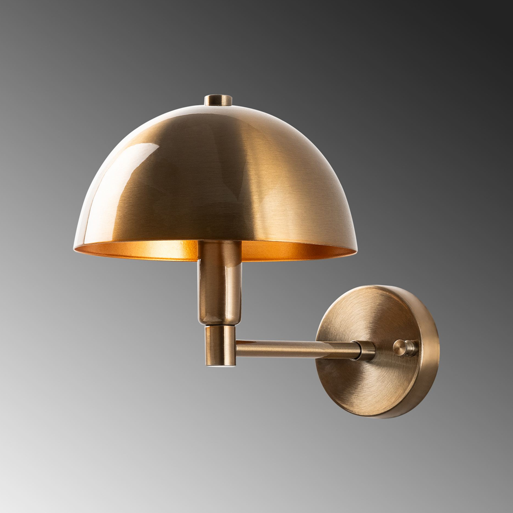 Togg Metal Wall Light in Gold