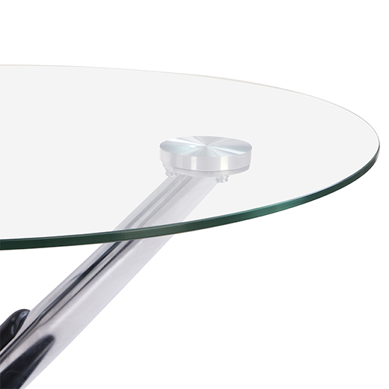 Tokyo Twist Glass Top Coffee Table With Oak Base