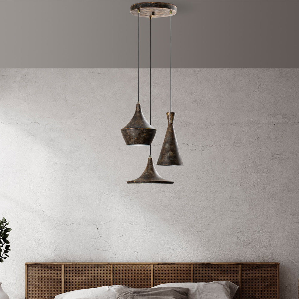 Tom Metal Ceiling Pendant Light in Antiquation
