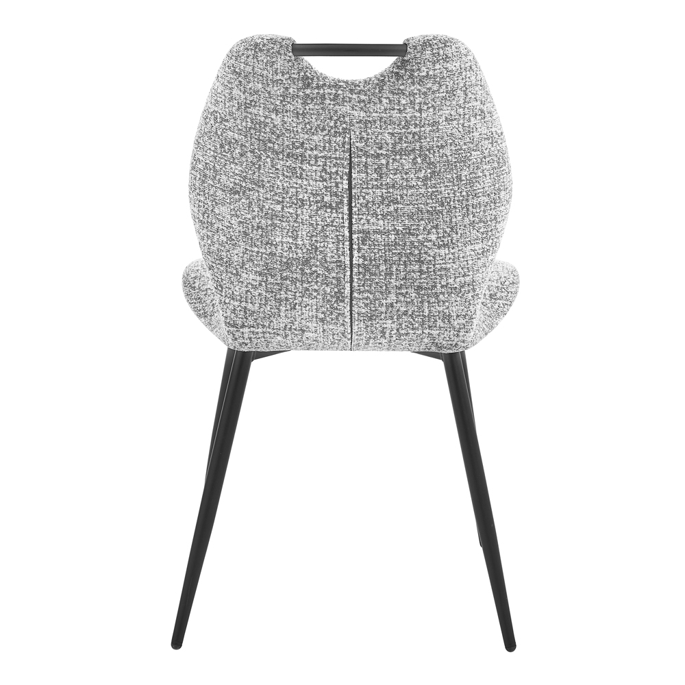 Tomah Sintered Stone Top Extending Dining Table with 4 Light Grey Chairs
