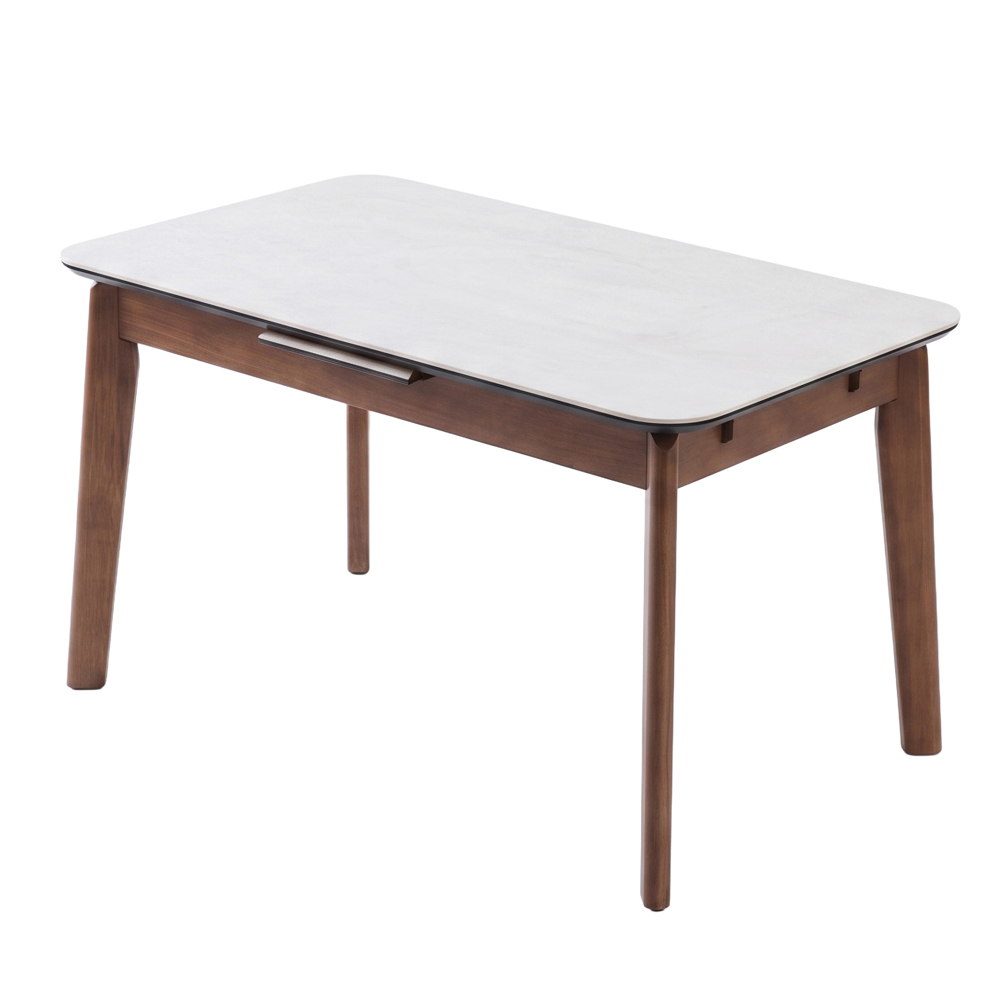 Tomah Sintered Stone Top Extending Dining Table in Walnut