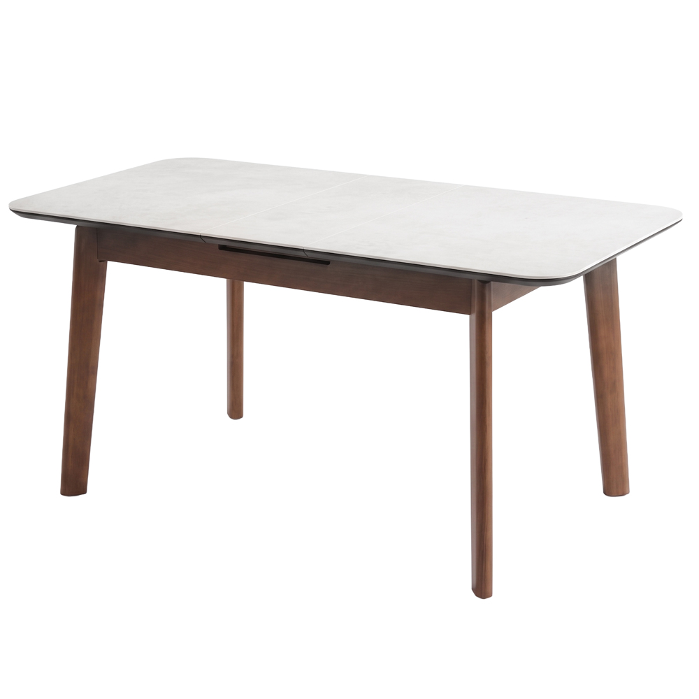 Tomah Sintered Stone Top Extending Dining Table in Walnut