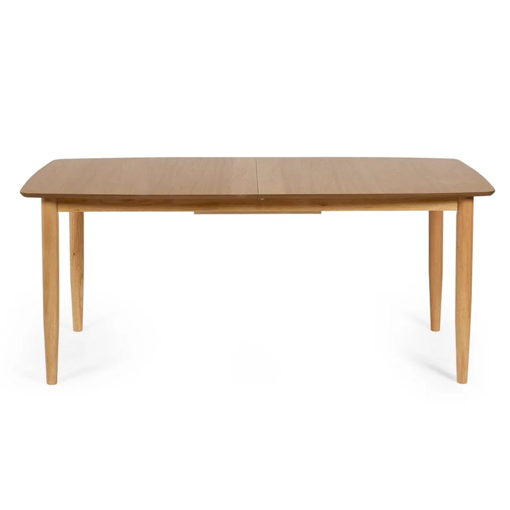 Topeka Wooden Extending Dining Table - Brown