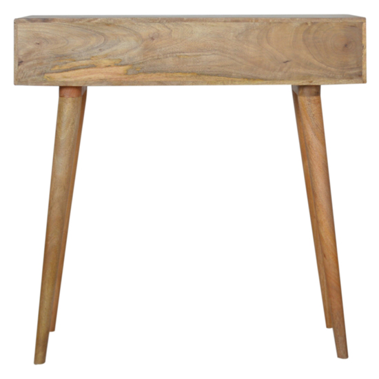 Tophi Wooden Line Carving Study Desk In Oak Ish_4