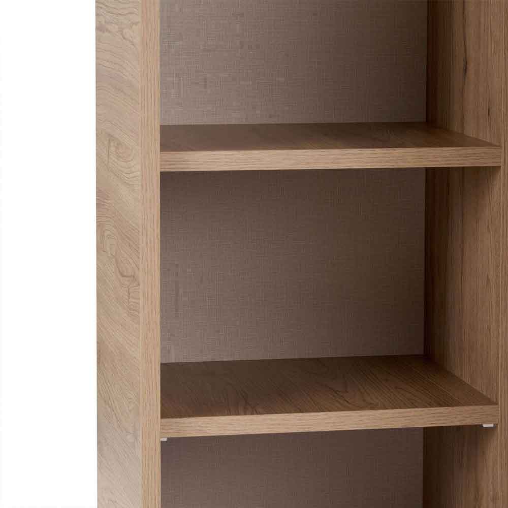 Torina Wooden Display Cabinet with 1 Door in Sepet Oak