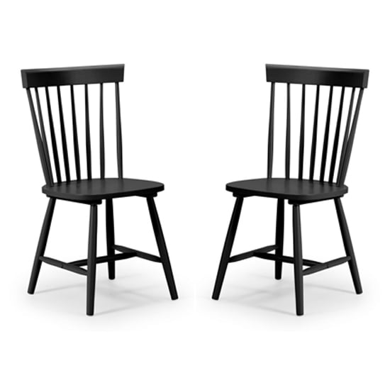 Takiko Black Lacquer Dining Chairs In Pair_1