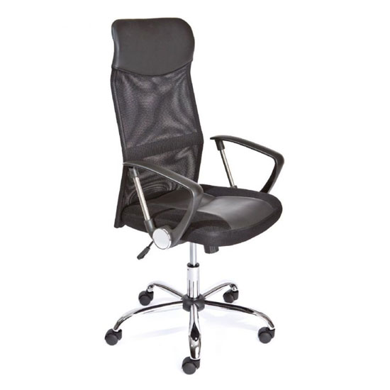 Read more about Torino polyurethane office chair in black with arms