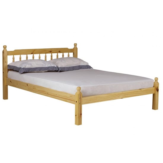 Photo of Tauret wooden double bed in pine