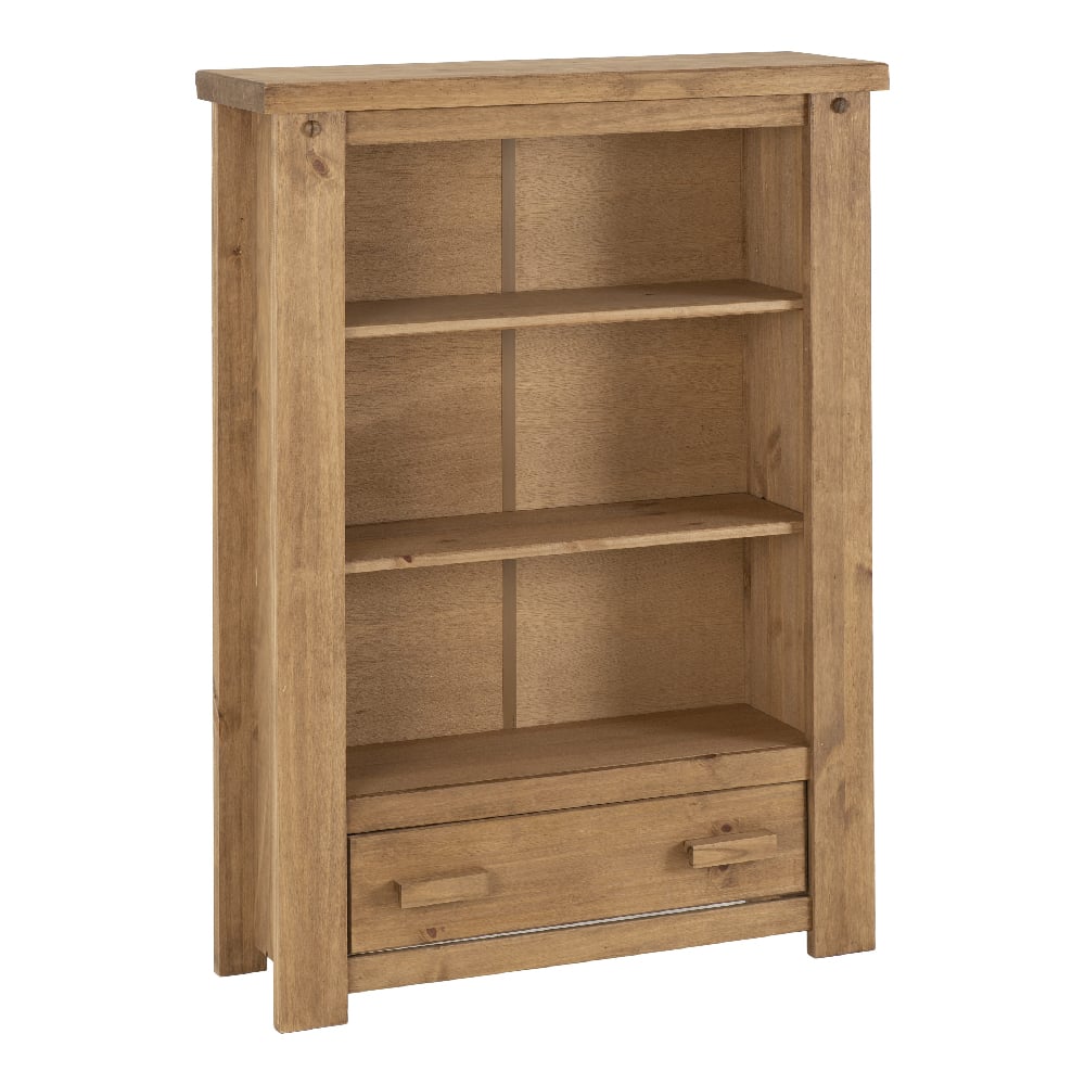 Read more about Torsal wooden bookcase with 1 drawer 3 shelves in oak