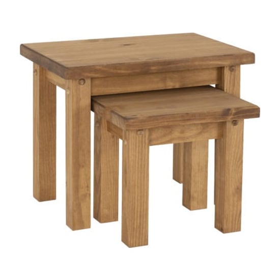 Torsal Wooden Nest Of 2 Tables In Waxed Pine_1