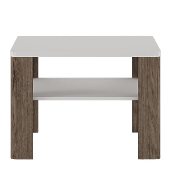 Tortola Square Wooden Coffee Table In Oak And White_3