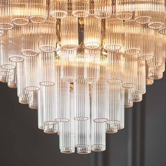 Toulon 12 Lights Ceiling Pendant Light In Polished Nickel