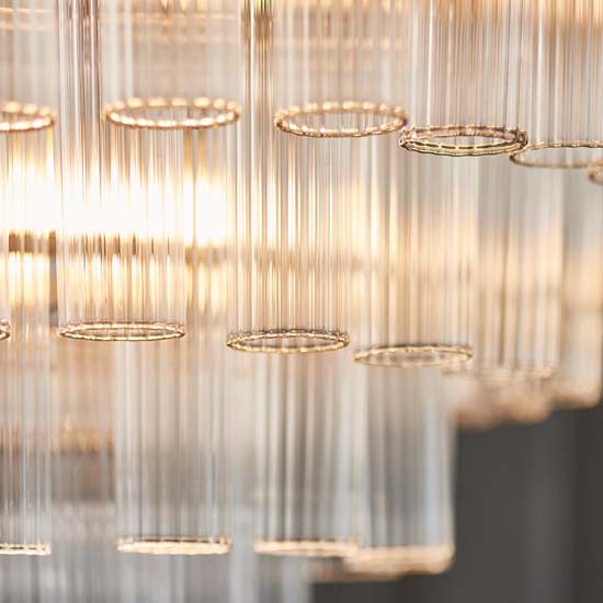 Toulon 12 Lights Ceiling Pendant Light In Polished Nickel