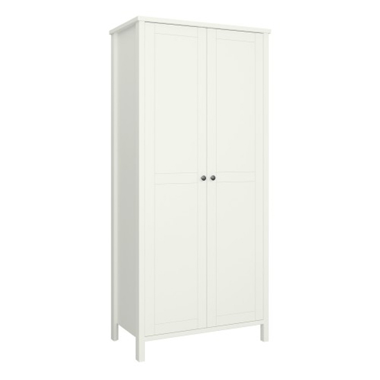 Photo of Trams wooden wardrobe with 2 doors in off white
