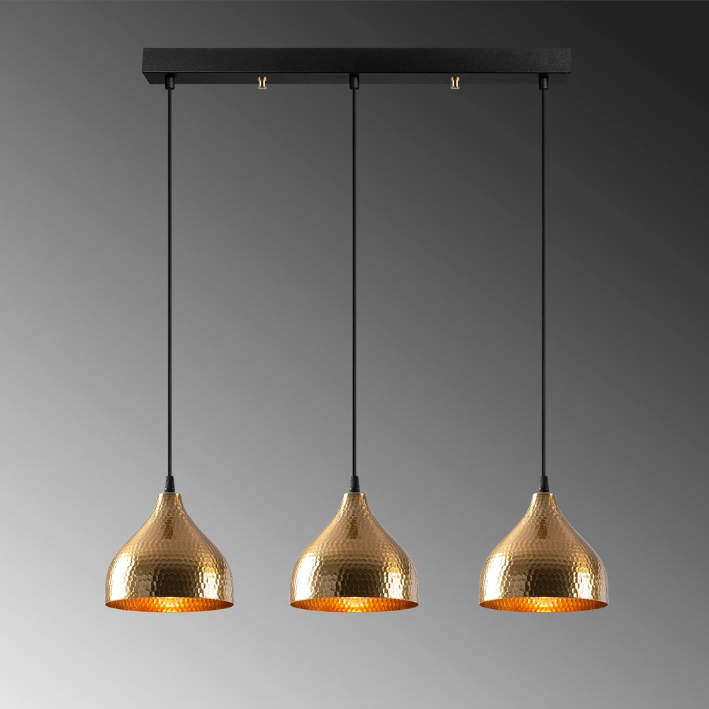Trendline 3 Light Metal Ceiling Pendant Light in Vintage