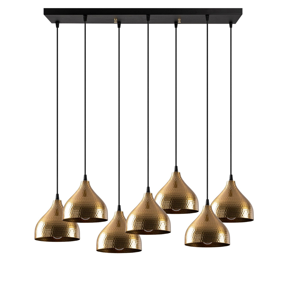 Trendline 7 Light Metal Ceiling Pendant Light in Vintage