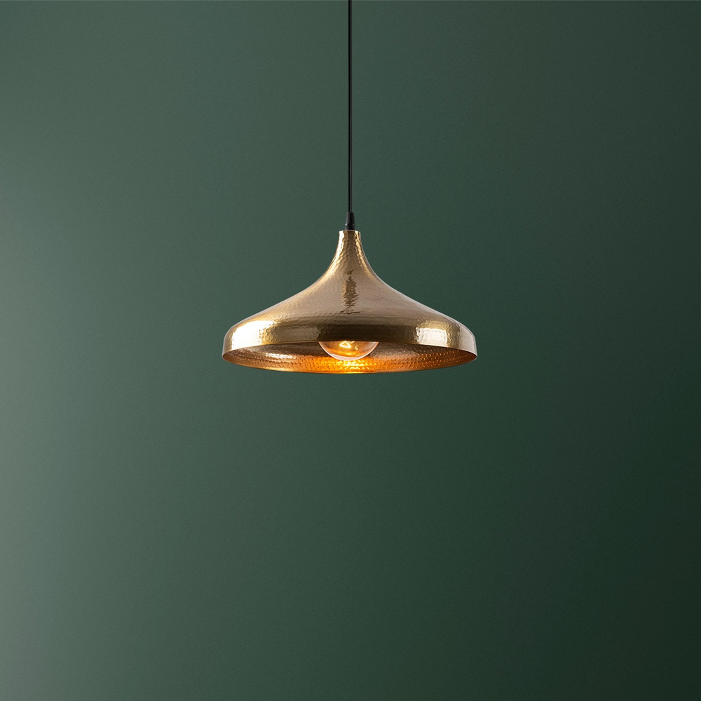 Trendline Metal Bell Shaped Ceiling Pendant Light in Vintage