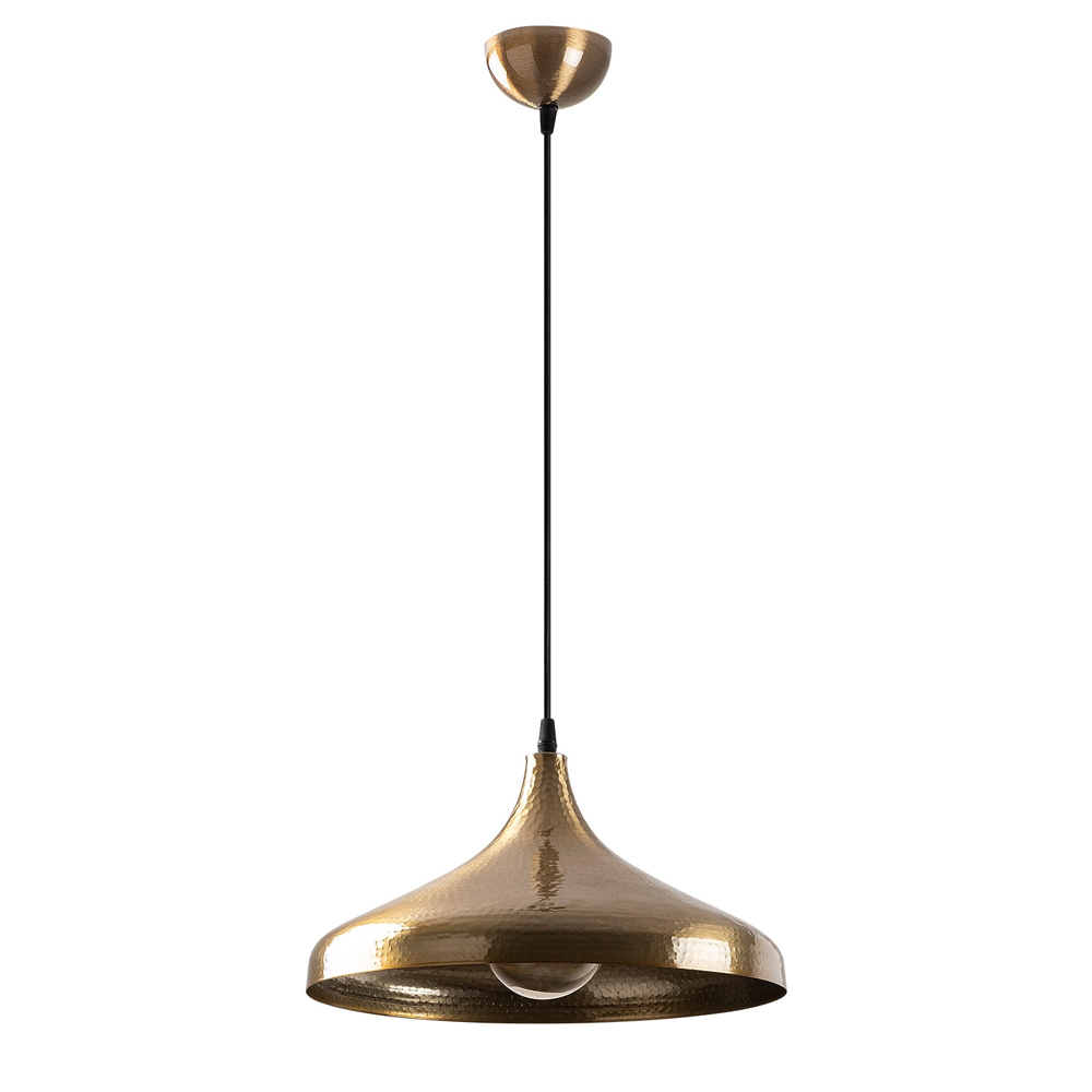 Trendline Metal Bell Shaped Ceiling Pendant Light in Vintage