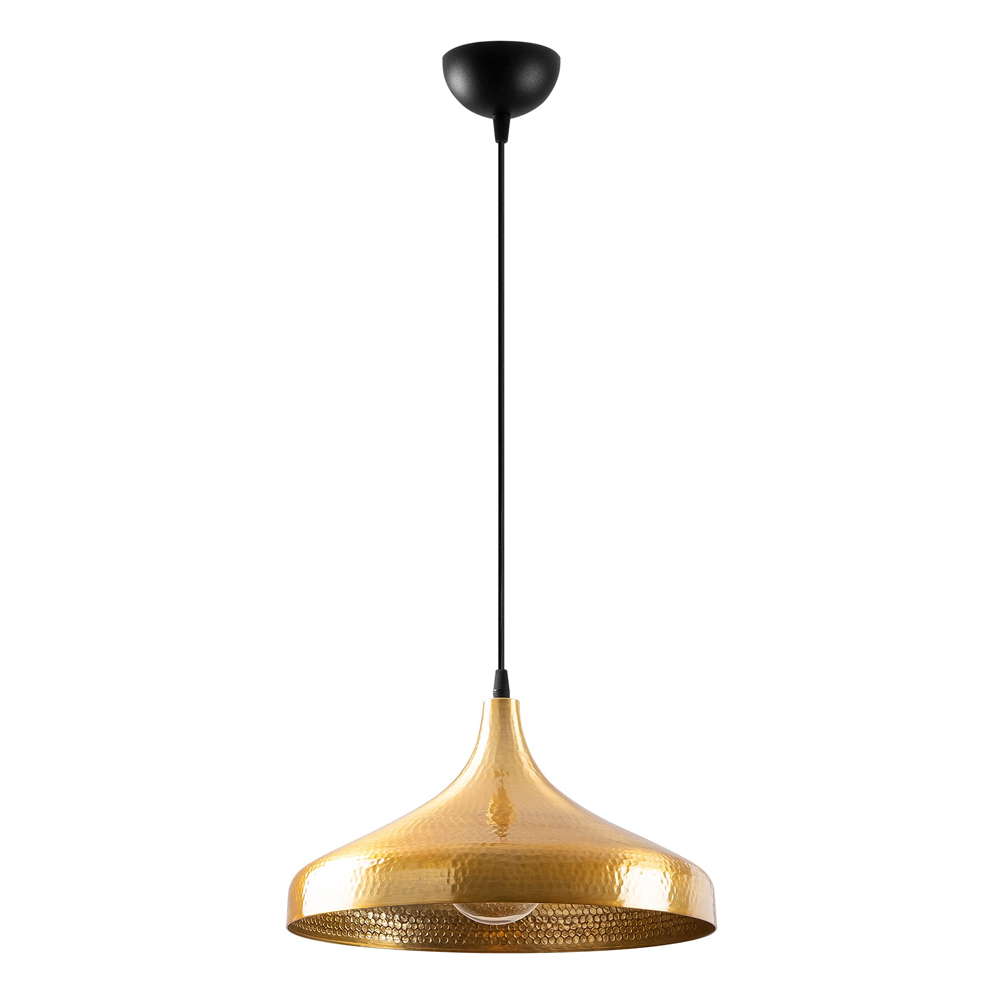 Trendline Metal Ceiling Pendant Light in Gold and Black