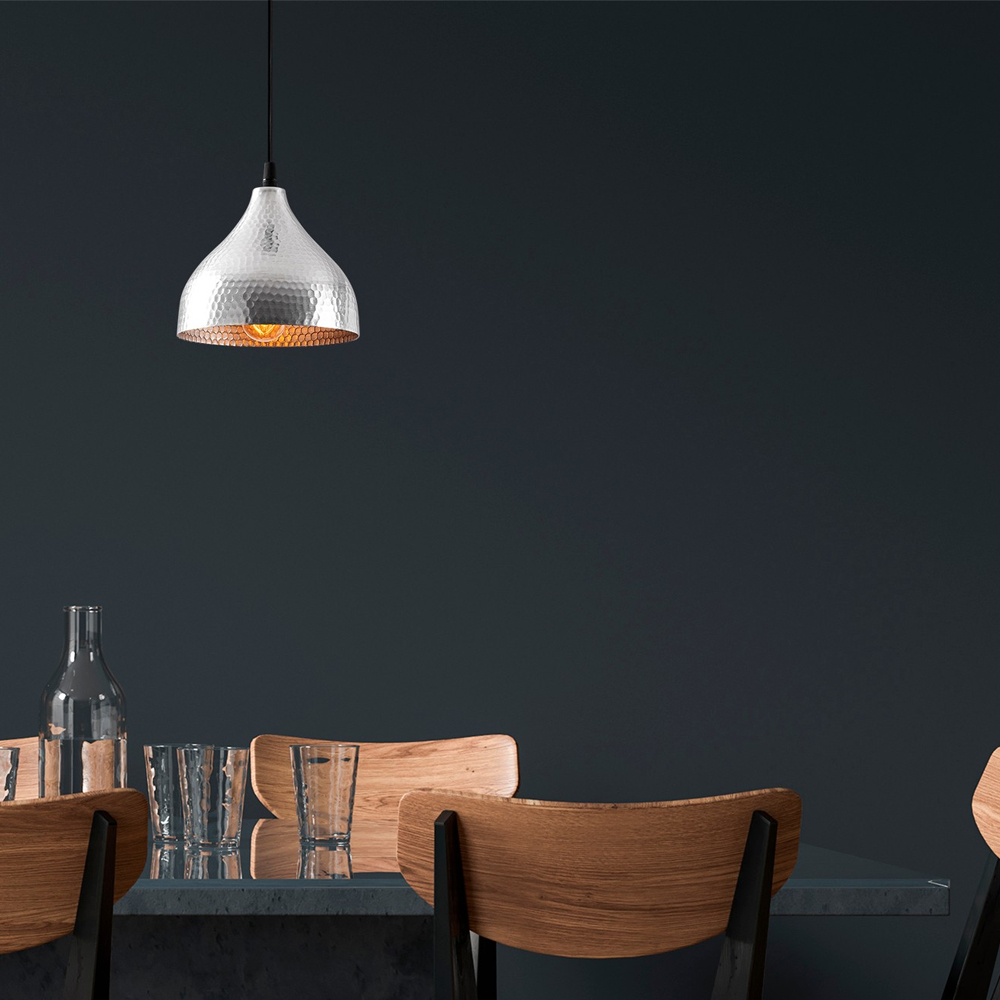 Trendline Metal Ceiling Pendant Light in Silver