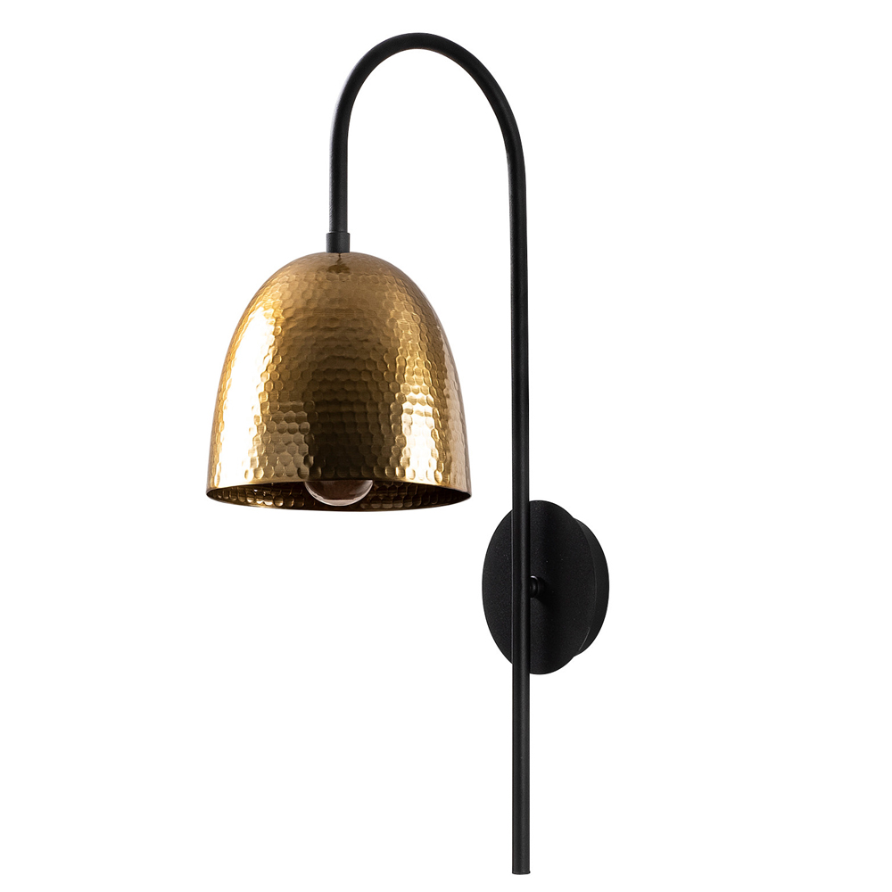 Trendline Metal Wall Light in Black and Vintage