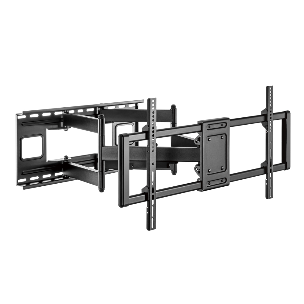 Trent 100" Metal Swivel Wall TV Bracket in Black