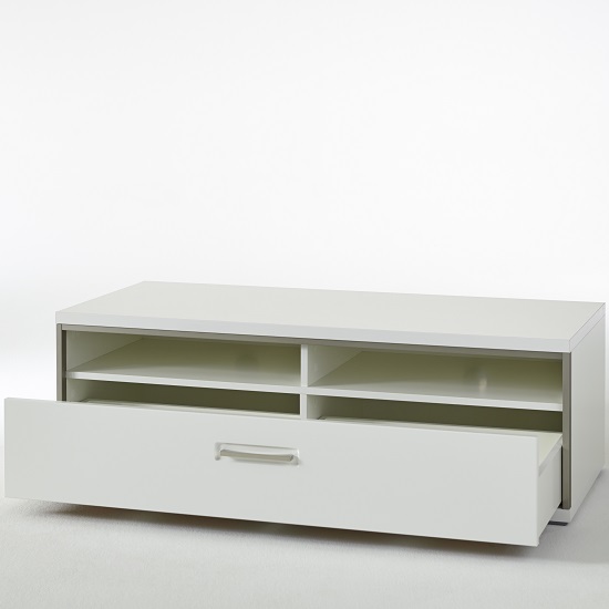 Libya Living Room Set 3 In White High Gloss With LED Lighting_4