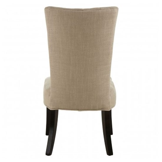 Trento Upholstered Natural Fabric Dining Chairs In A Pair_4