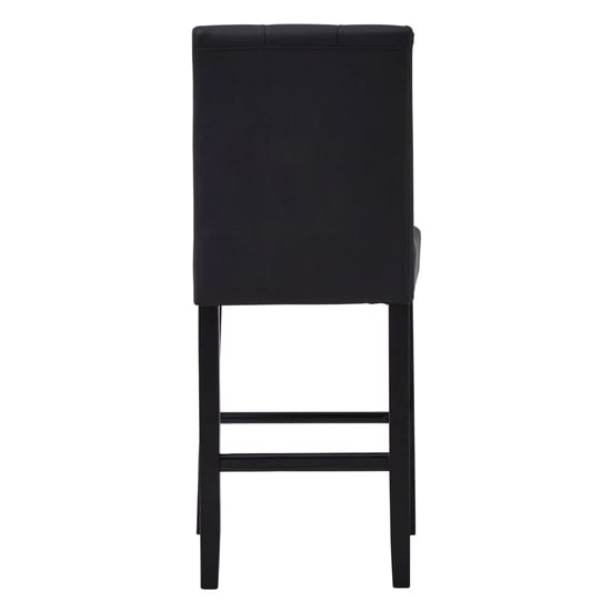 Trento Upholstered Faux Leather Bar Chair In Black_4