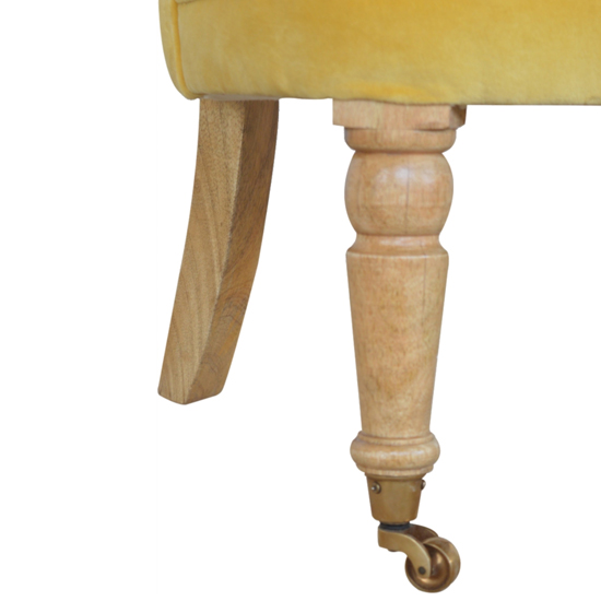 Trenton Velvet Upholstered Accent Chair In Mustard_4