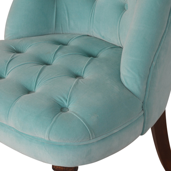 Trenton Velvet Upholstered Accent Chair In Turquoise_3