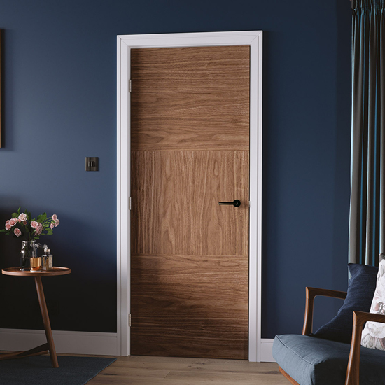 Photo of Tres fresno 1981mm x 838mm internal door in walnut