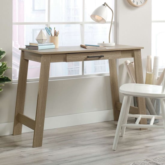 Read more about Trestle wooden laptop desk in summer oak