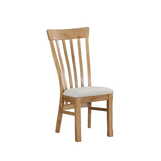 Product photograph of Trevino Dining Chair In Oak from Furniture in Fashion