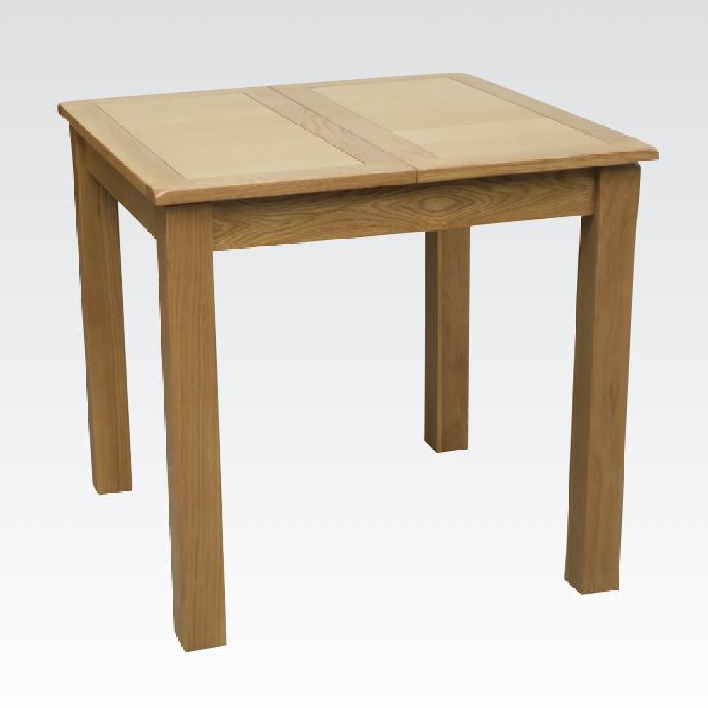 Trevino Small Wooden Extending Dining Table With 4 Chairs In Oak